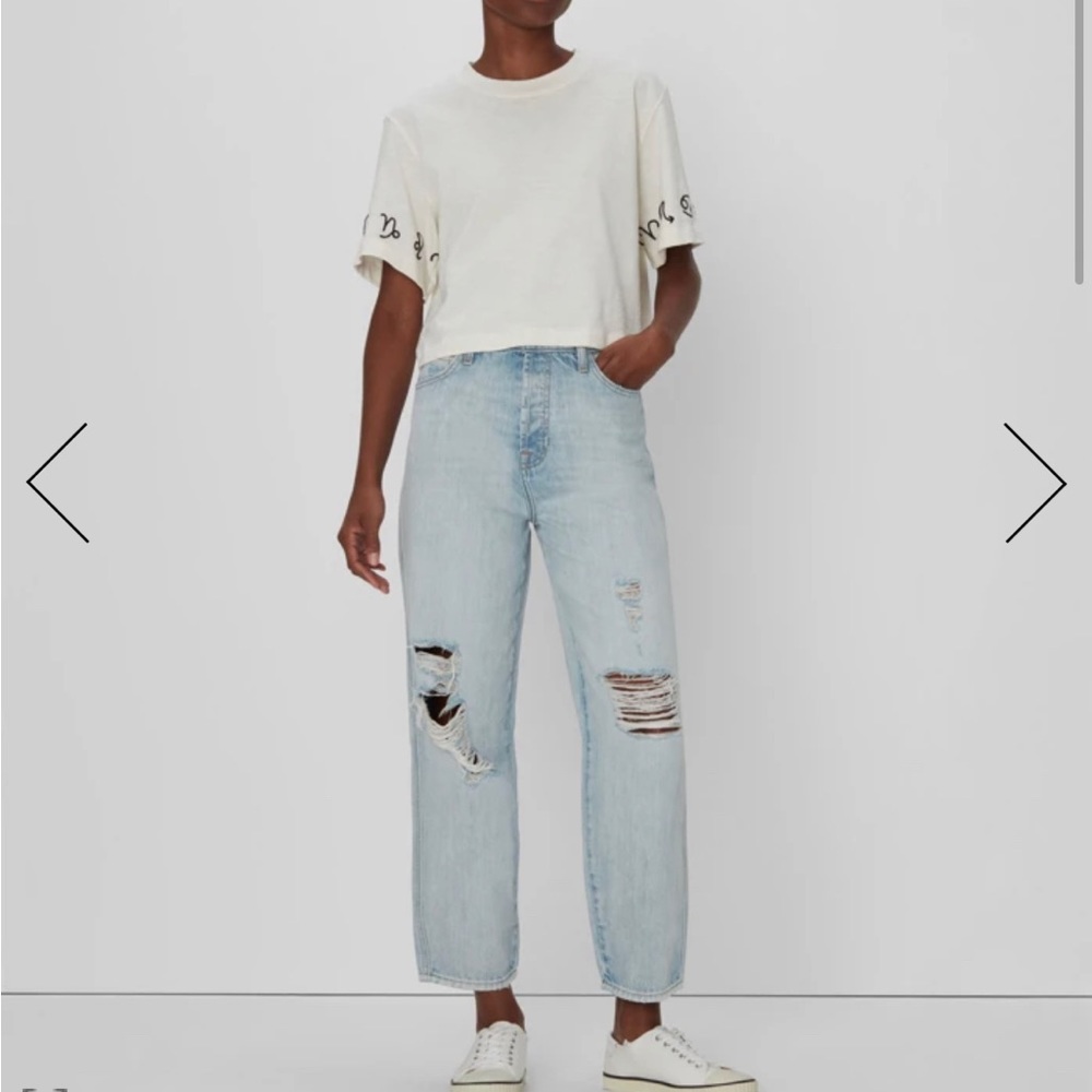BALLOON TAPERED JEAN IN ROSEMARY